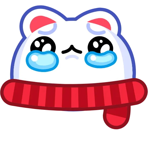 😢 Эмодзи «Snow Rabbit Pack» для Telegram