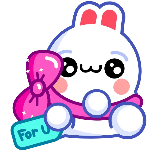 🎁 Эмодзи «Snow Rabbit Pack» для Telegram