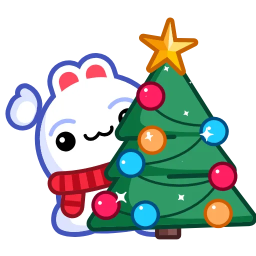 🎄 Эмодзи «Snow Rabbit Pack» для Telegram