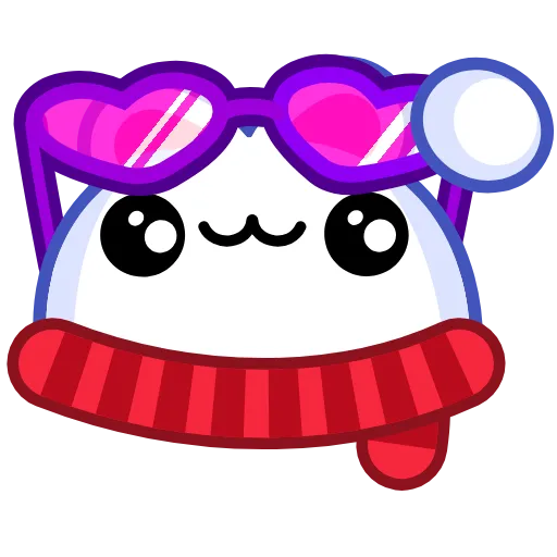 😉 Эмодзи «Snow Rabbit Pack» для Telegram
