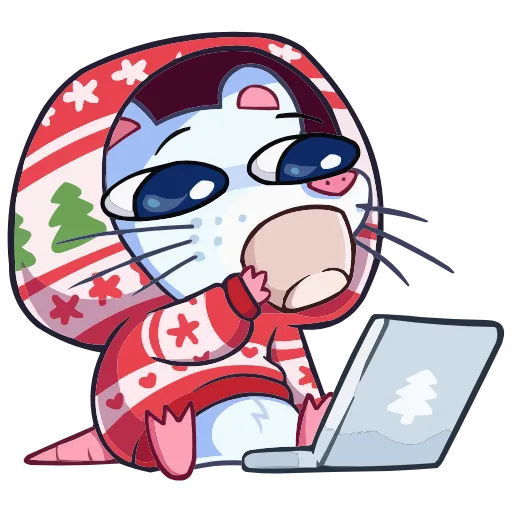 👨‍💻 Эмодзи «Снежная Нутри» для Telegram