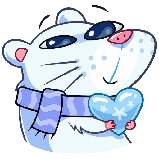 🫶 Эмодзи «Снежная Нутри» для Telegram