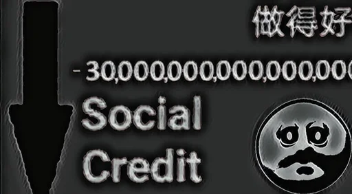 😳 Стикер «Social credit china» для Telegram