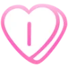 💗 Эмодзи «Английские буквы в сердечках» для Telegram