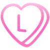 💗 Эмодзи «Английские буквы в сердечках» для Telegram