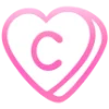 💗 Эмодзи «Английские буквы в сердечках» для Telegram