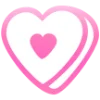 💗 Эмодзи «Английские буквы в сердечках» для Telegram