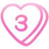 💗 Эмодзи «Английские буквы в сердечках» для Telegram
