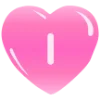 💗 Эмодзи «Английские буквы в сердечках» для Telegram