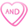 💗 Эмодзи «Английские буквы в сердечках» для Telegram