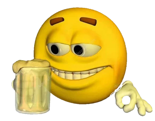 🍺 Стикер «Yellow Boi» для Telegram
