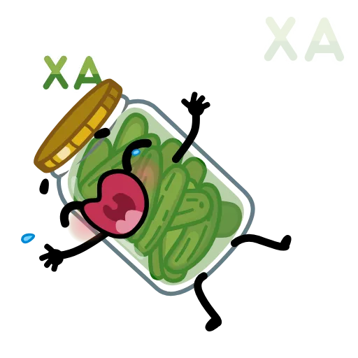 😂 Стикер «Соленье» для Telegram