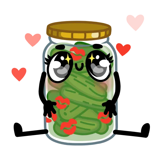 💋 Стикер «Соленье» для Telegram