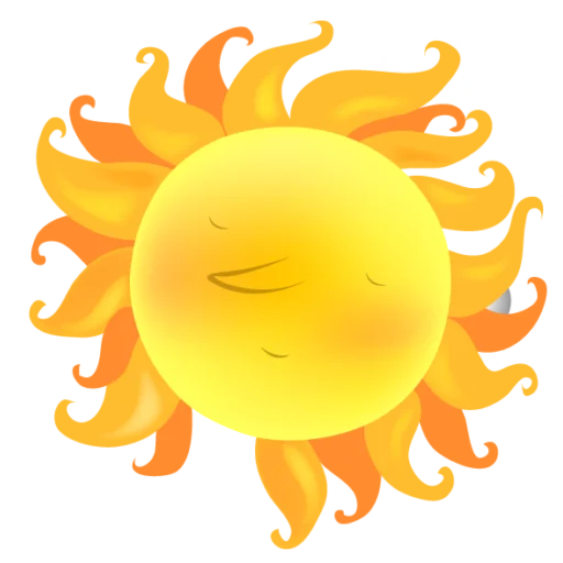 🌞 Стикер «Солнышки» для Telegram