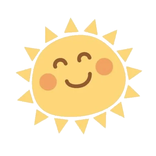 🌞 Стикер «Солнышки» для Telegram