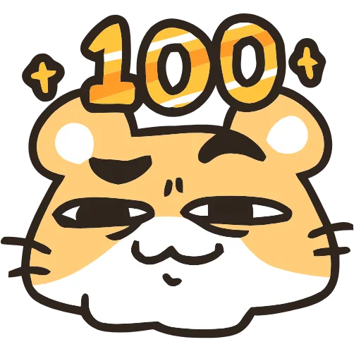 💯 Эмодзи «Hamster» для Telegram