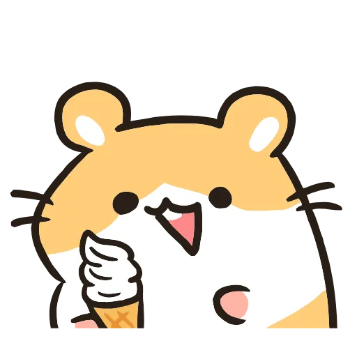 🍦 Эмодзи «Hamster» для Telegram
