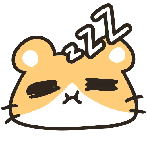 😴 Эмодзи «Hamster» для Telegram