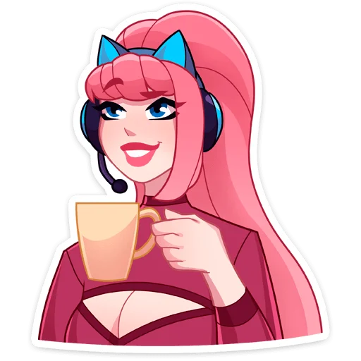 ☕️ Стикер «Сонечка» для Telegram