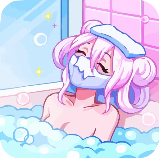 🛁 Эмодзи «Сонна и Рюдзи» для Telegram