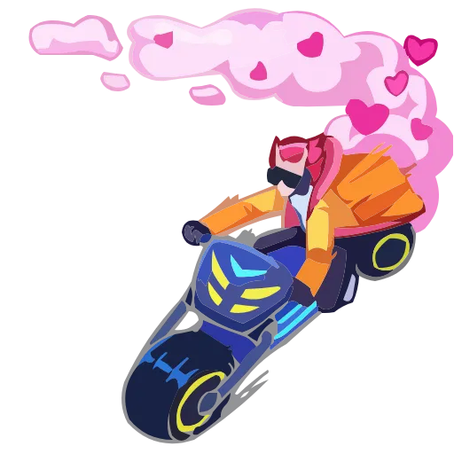 🏍 Эмодзи «Сонна и Рюдзи» для Telegram