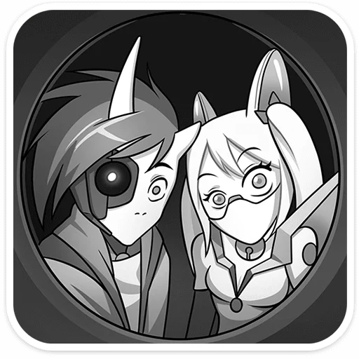 ⭐ Стикер «Сонна и Рюдзи» для Telegram
