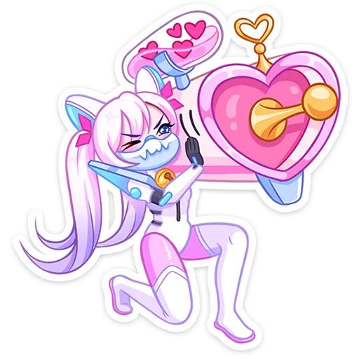 ❤ Стикер «Сонна Мун без надписей» для Telegram