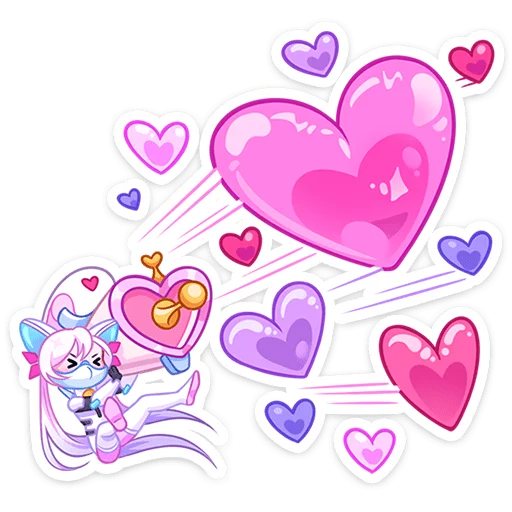🥰 Стикер «Сонна Мун без надписей» для Telegram