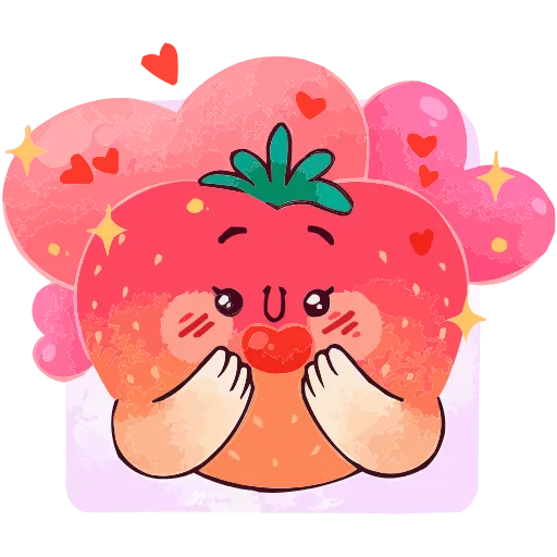 🥰 Эмодзи «Клубничка Сонечка» для Telegram