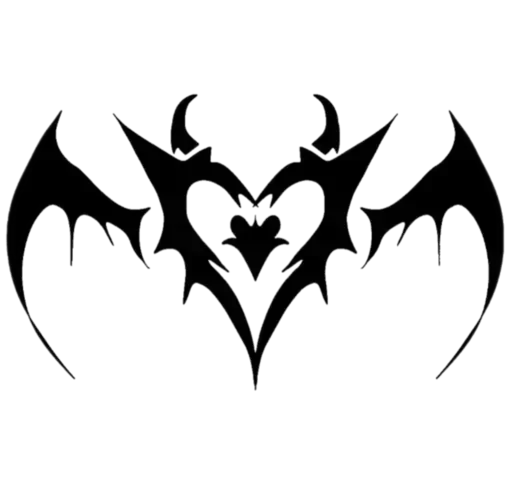 🖤 Стикер «𝔰𝔬𝔰𝔲 ->» для Telegram