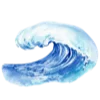 🌊 Эмодзи «Буквы фиолетовые и зелёные, в славянском стиле» для Telegram