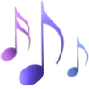 🎶 Эмодзи «Буквы фиолетовые и зелёные, в славянском стиле» для Telegram
