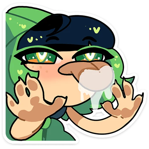 😋 Стикер «Кислая Киса» для Telegram
