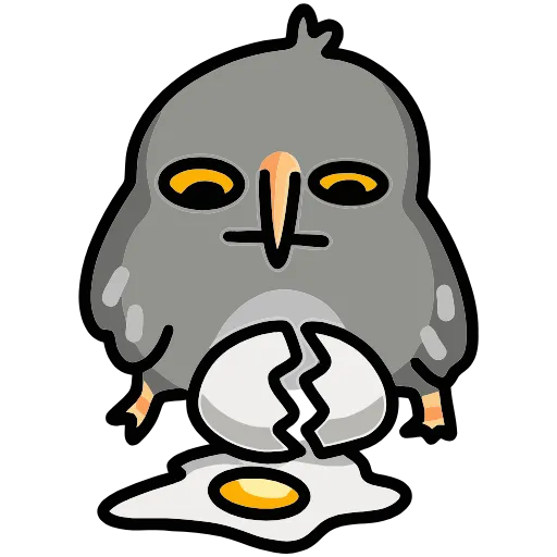 🥚 Эмодзи «Сова Вова» для Telegram