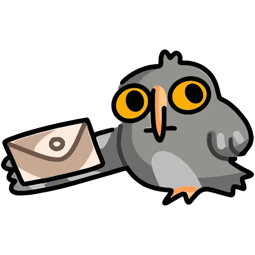☎️ Эмодзи «Сова Вова» для Telegram