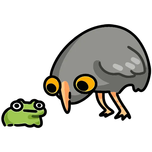 😐 Эмодзи «Сова Вова» для Telegram