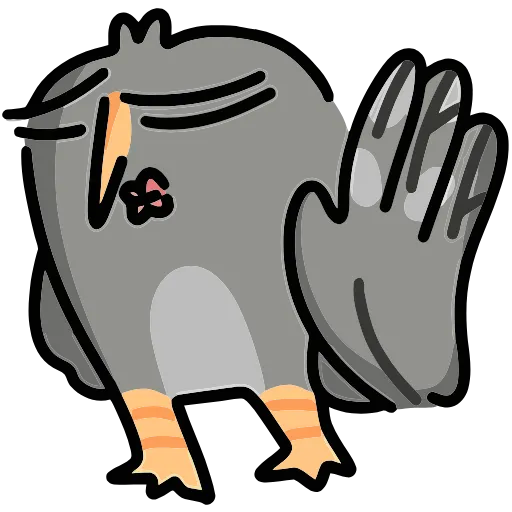 ⛔️ Эмодзи «Сова Вова» для Telegram
