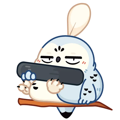 💅 Эмодзи «👋 Анимированный набор эмоджи с совом Буком из ВК ()» для Telegram
