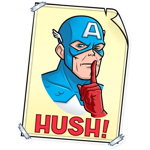 🤫 Стикер «Огурец —» для Telegram
