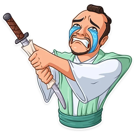 😭 Стикер «Огурец —» для Telegram
