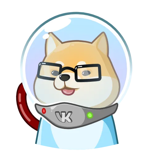🤓 Стикер «Космический рейнджер Акио» для Telegram