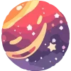 🌌 Эмодзи «Набор эмоджи с космическим вайбом» для Telegram