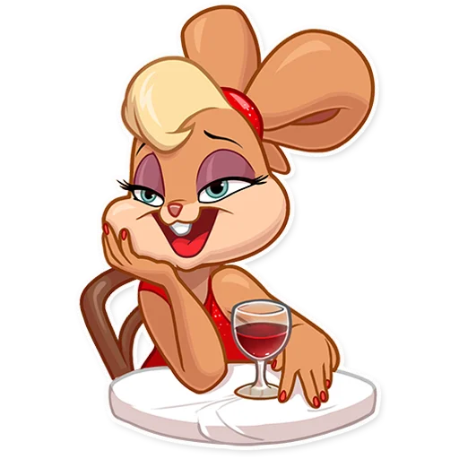 🥴 Стикер «Lola Bunny» для Telegram