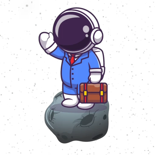 👋 Стикер «Space Life» для Telegram