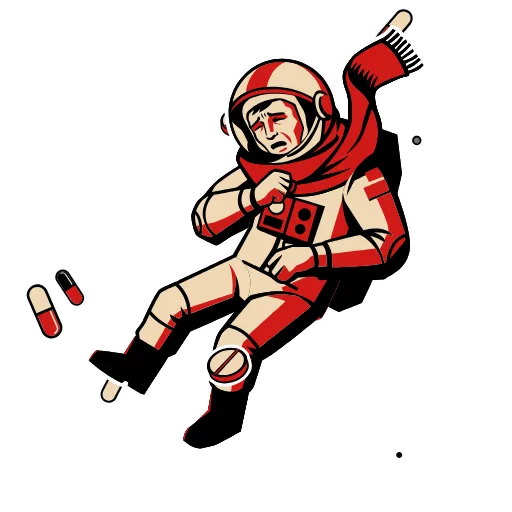 ⭐ Стикер «Космос наш» для Telegram