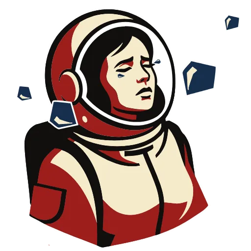 ⭐ Стикер «Космос наш» для Telegram
