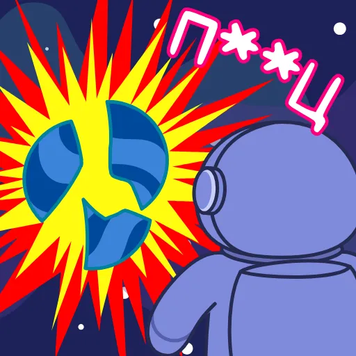 😱 Стикер «Космонавт» для Telegram