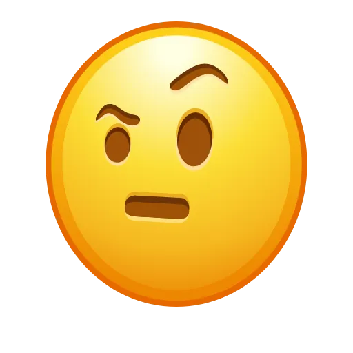 🤨 Эмодзи «Спам-пак для реакций» для Telegram