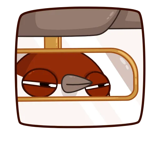 👀 Стикер «Sparrow cabbie» для Telegram