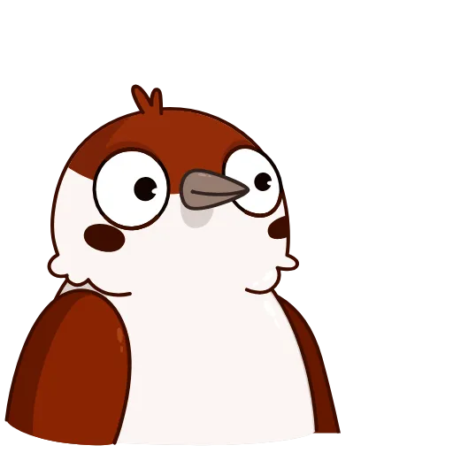 ☝️ Стикер «Sparrow cabbie» для Telegram